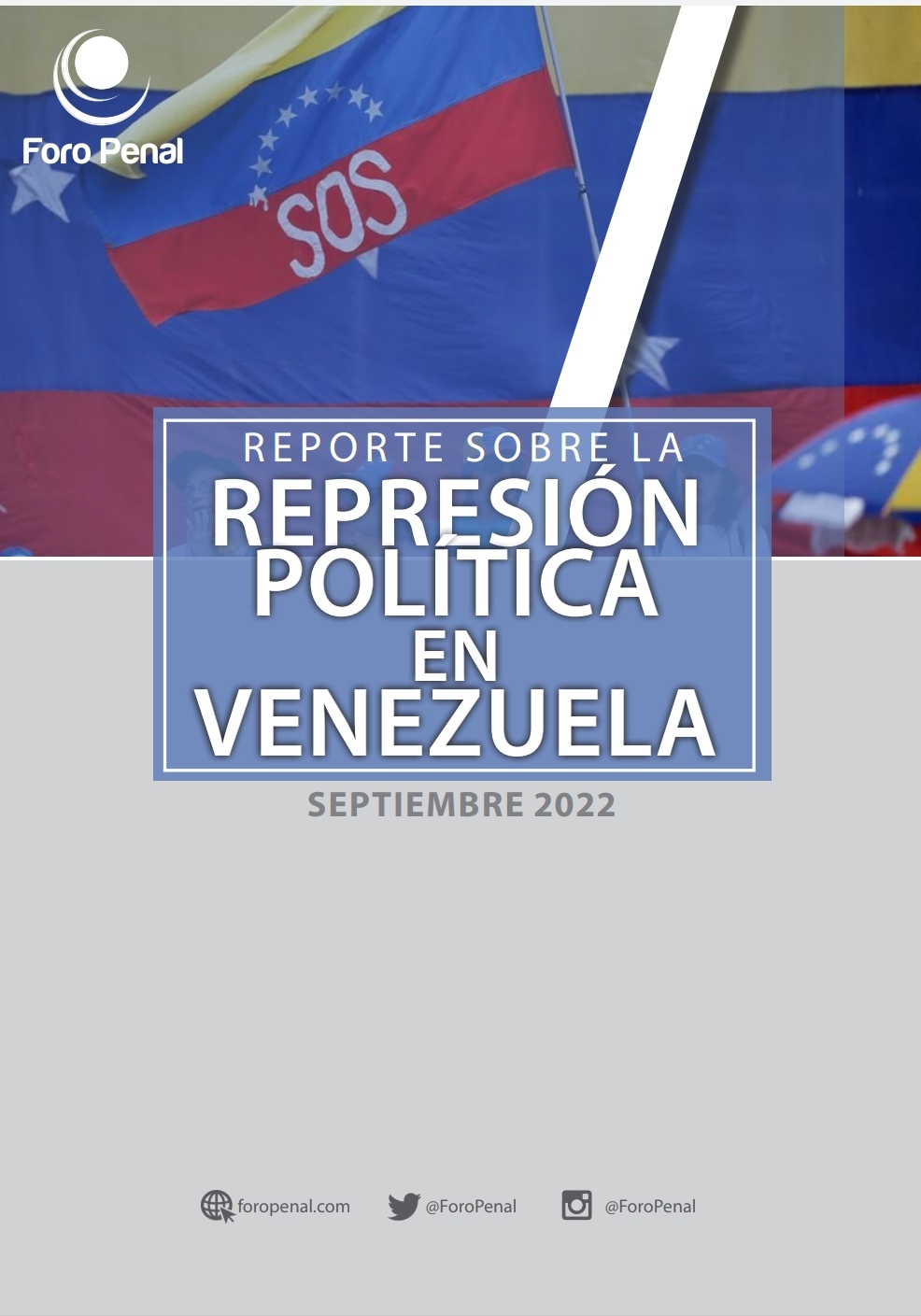 REPORTE SOBRE LA REPRESIÓN EN VENEZUELA. SEPTIEMBRE 2022