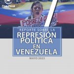 REPORTE SOBRE LA REPRESIÓN EN VENEZUELA. MAYO 2023