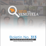 Crisis en Venezuela: Boletín No. 313 Del 18 de marzo al 25  de marzo de 2024
