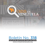 Crisis en Venezuela: Boletín No. 319 Del 29 de abril al 6 de mayo de 2024