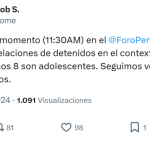 Foro Penal sobre excarcelaciones detenidos postelectorales. 10 de diciembre 2024