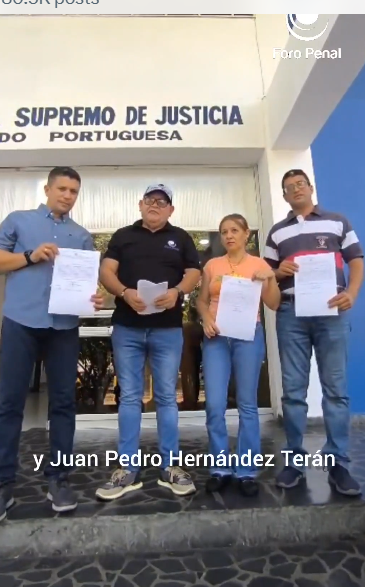 José Torres Leal, coordinador del Foro Penal Portuguesa asistiendo a expresos políticos del año 2019