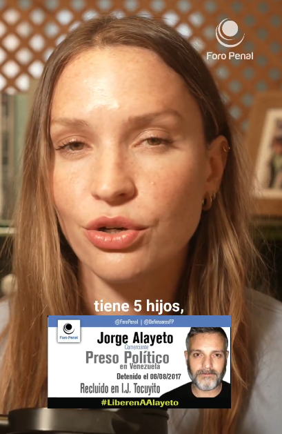 Foro Penal capitulo Madrid sobre el caso de Jorge Alayeto Bigott